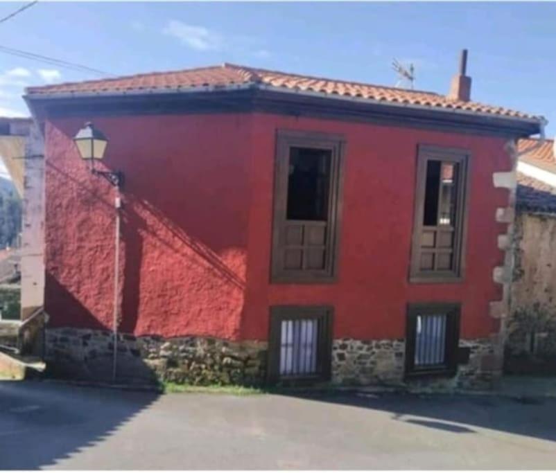 Arboleya La Casina Roja - Santolaya De Cabranes 빌라 외부 사진