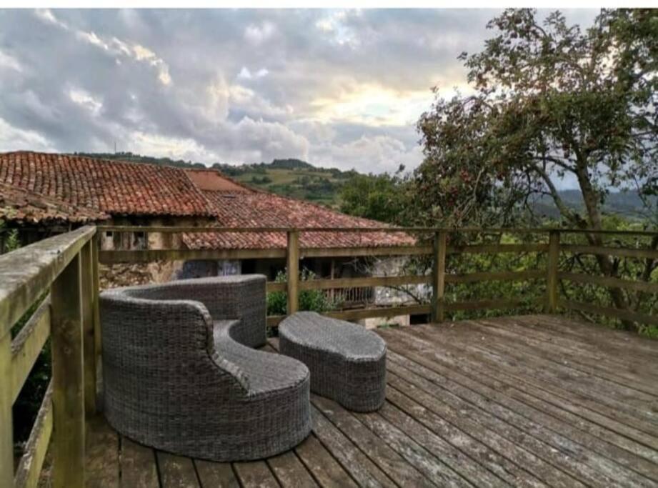 Arboleya La Casina Roja - Santolaya De Cabranes 빌라 외부 사진