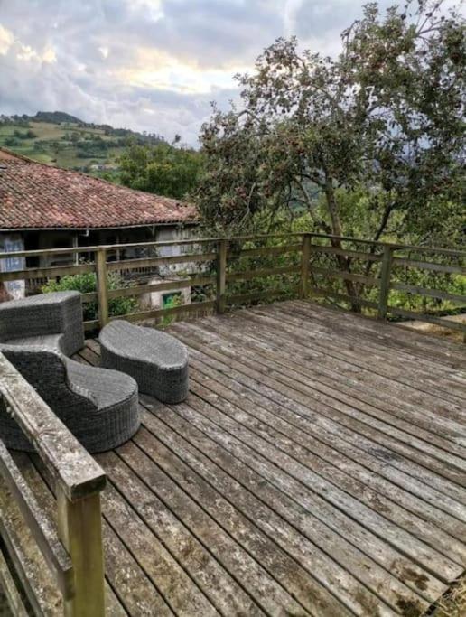 Arboleya La Casina Roja - Santolaya De Cabranes 빌라 외부 사진